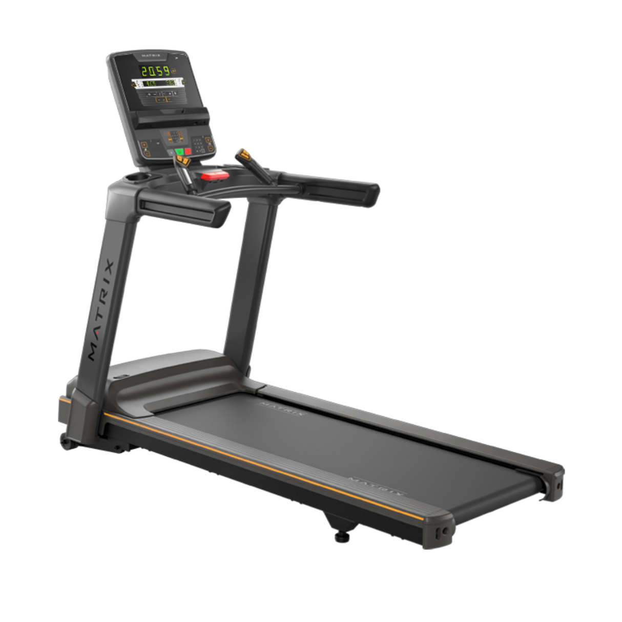 Matrix Lifestyle Treadmill with LED Console - white background