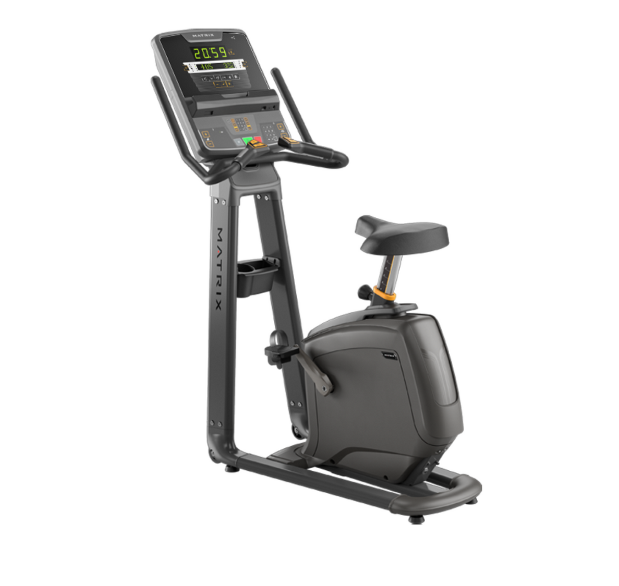 Matrix U30 XR Upright Bike Cycle LED Console w White Background