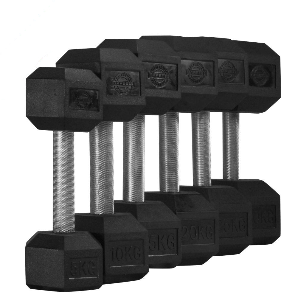 14 Pair Hex Dumbbell Set (1kg-20kg)