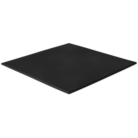 Black Gym Floor Mat - white background