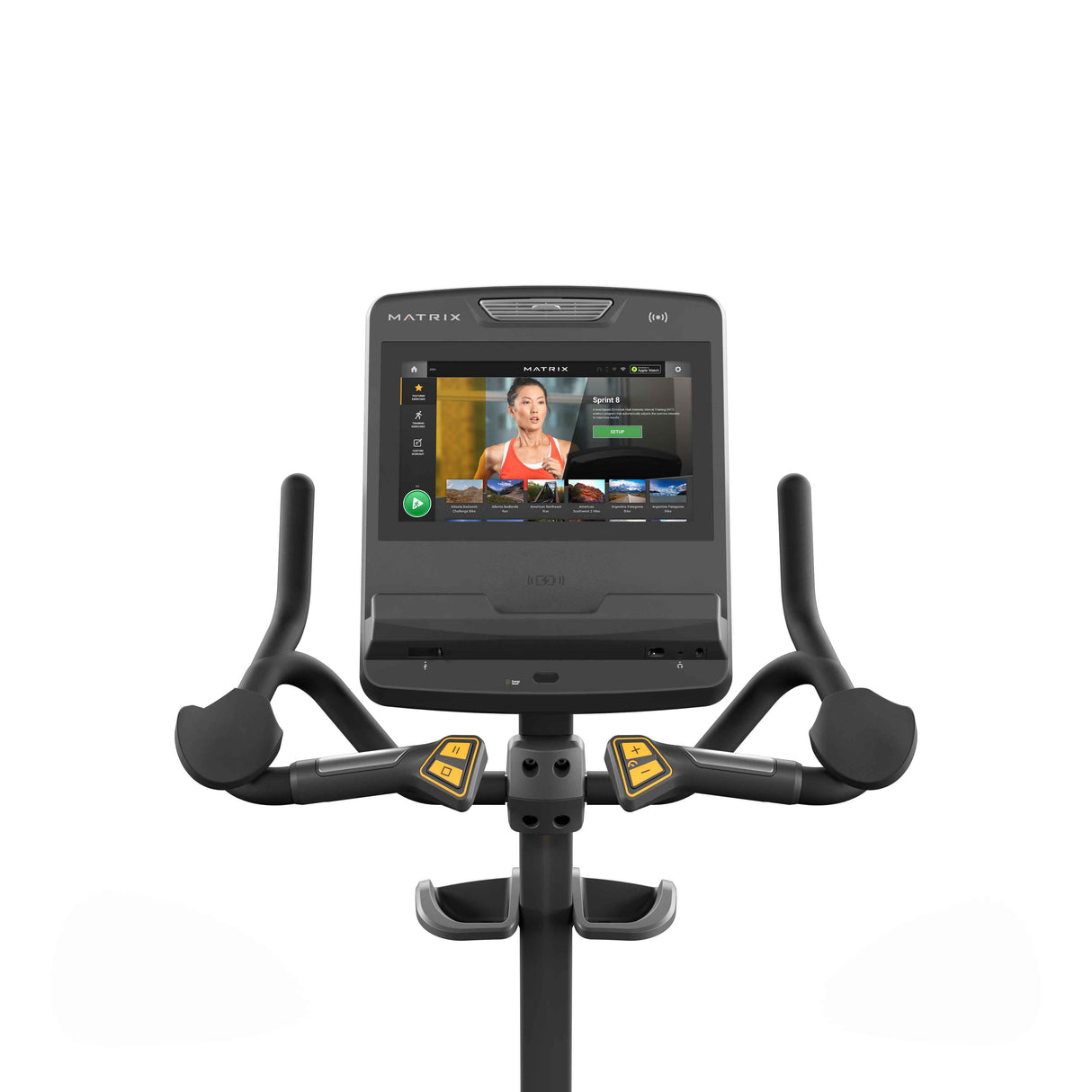 Matrix Endurance Upright Cycle w Touch Console - Console Detail