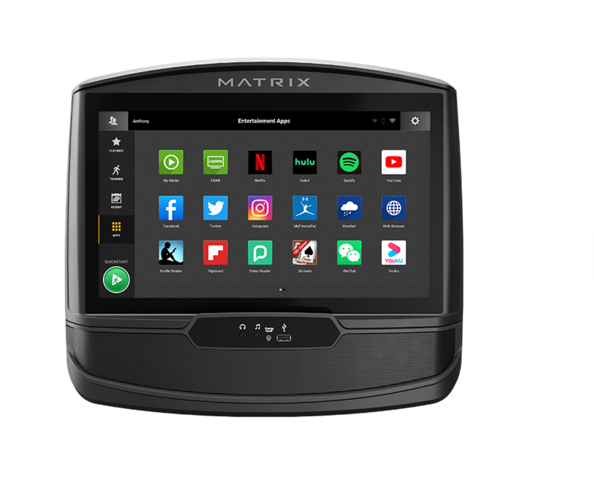 Matrix R30 Recumbent Bike With XIR Console