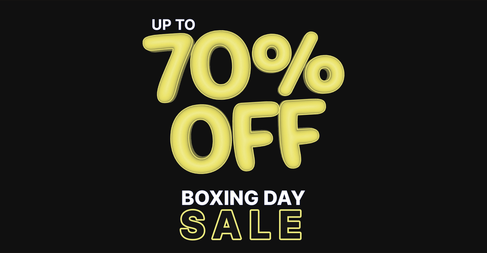 2025 Boxing Day Sale