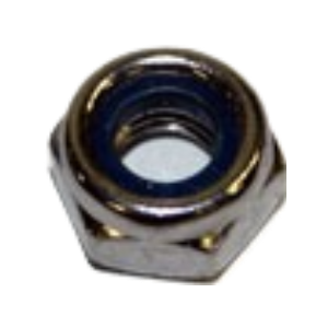Nut - Nylon - M10x1.5P - Chrome
