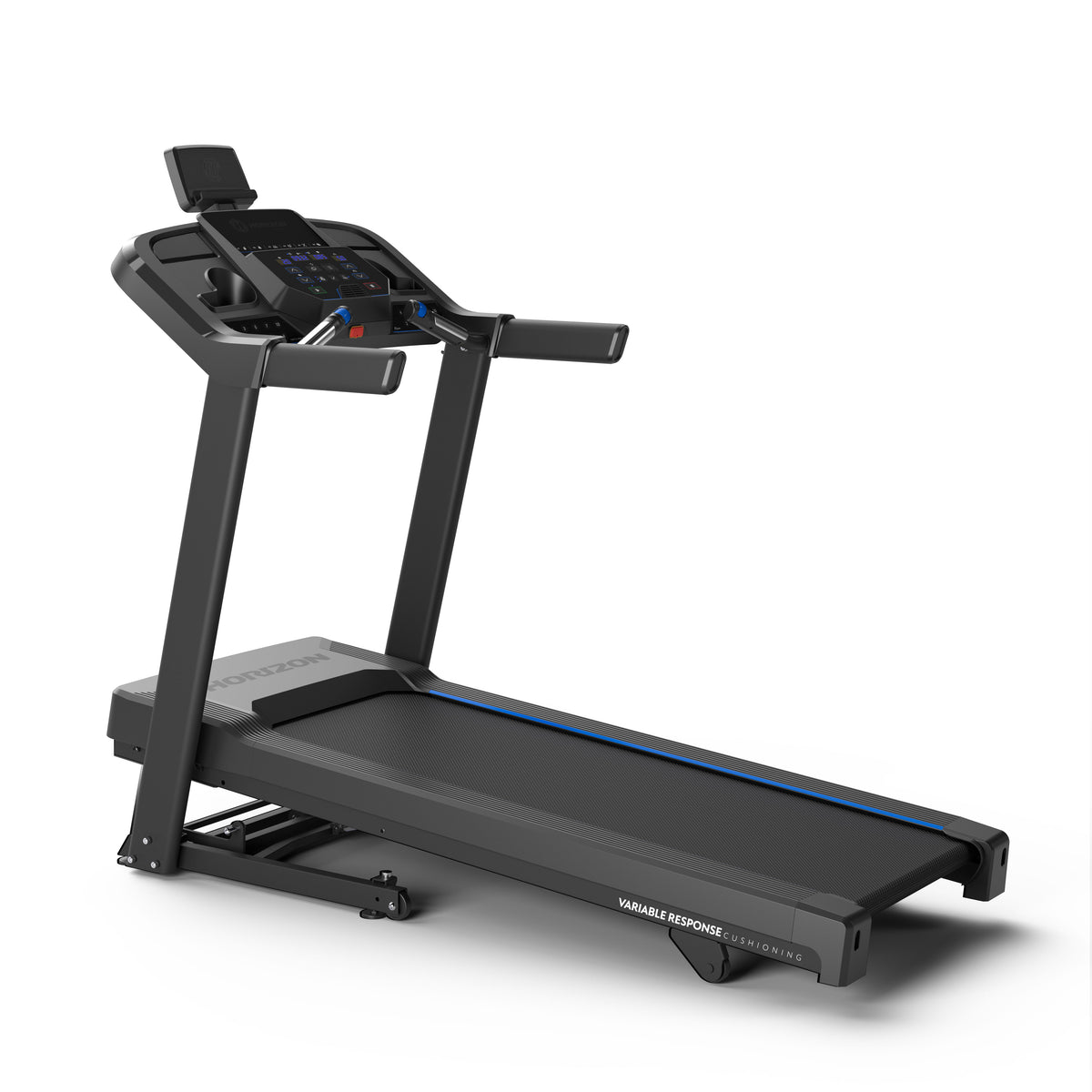 horizon 5.0AT treadmill - product - white background - incline 