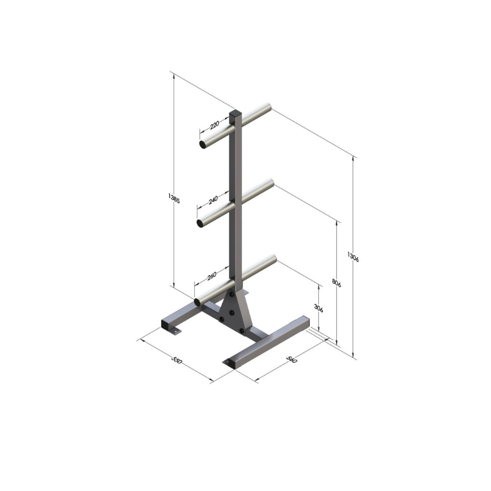6 Prong Olympic Weight Tree