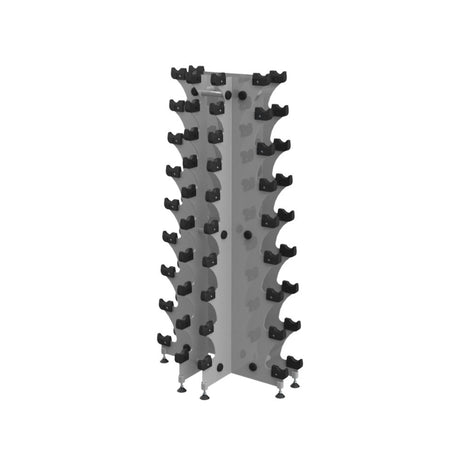 Fortress Compact 14 Pair Designa Bell Dumbbell Rack