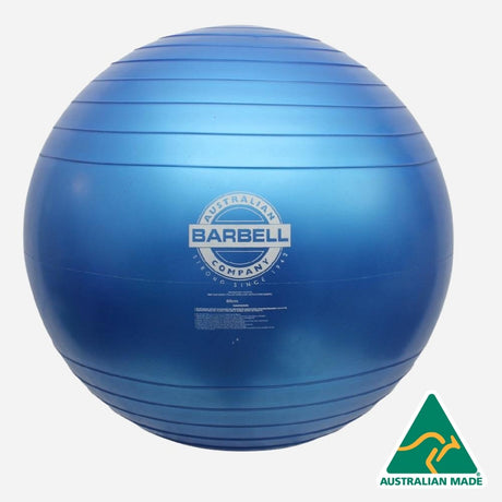 blue abc yoga ball