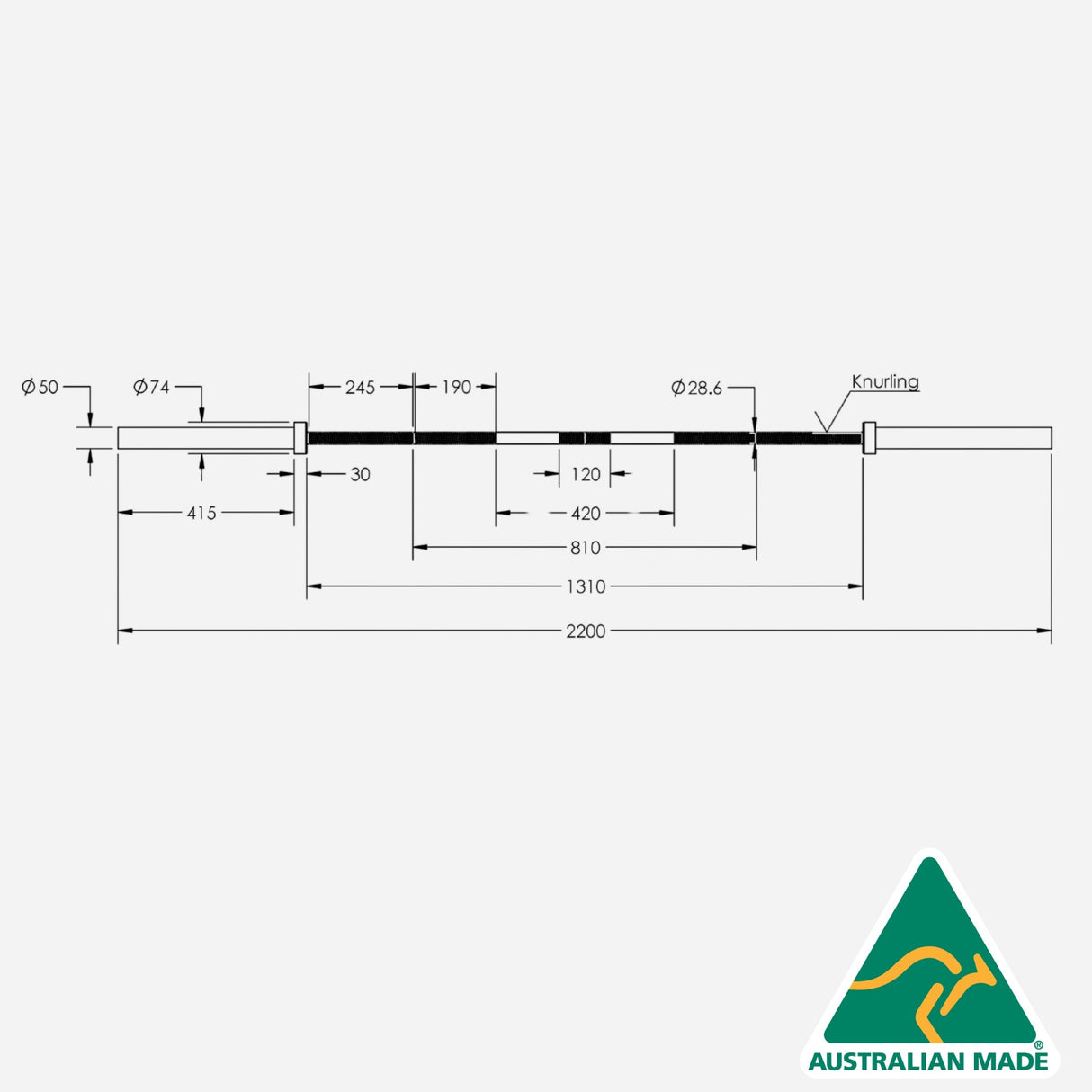 Australian barbell company barbell diagram 