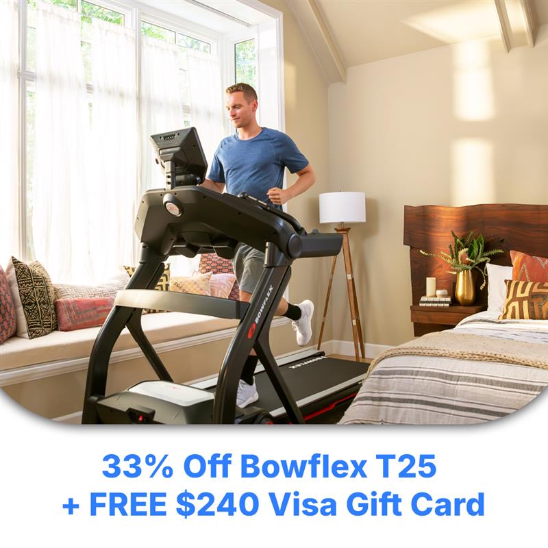 bowflex t25 free $240 visa gift card creative 