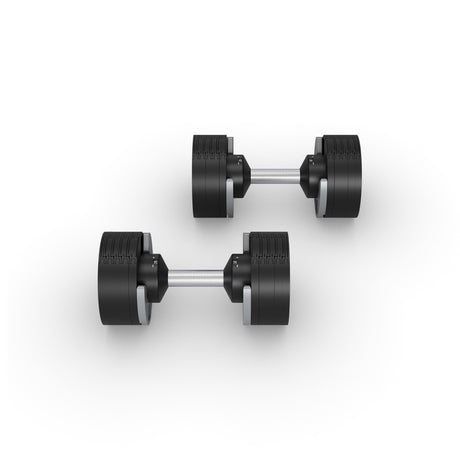 Horizon Adjustable Dumbbells - detail face white background 
