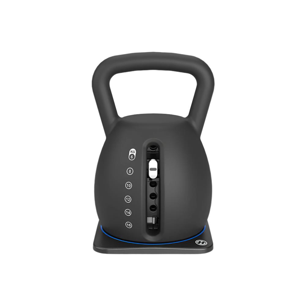 Horizon Adjustable Kettlebell - detail face - white background 