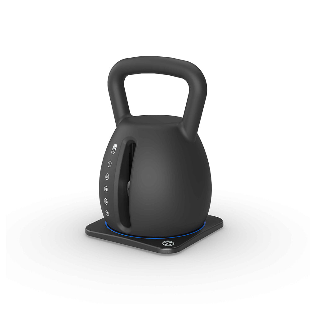 Horizon Adjustable Kettlebell - detail face - white background 