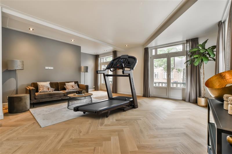 Horizon 7.4AT Treadmill in home lounge room 
