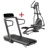Horizon Omega Treadmill (GREY) + Horizon Andes 5.1 Elliptical EOFY Bundle