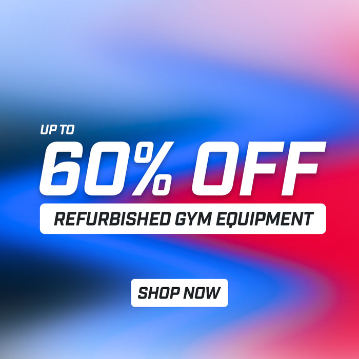 refurbished gym equipment - october banner - 60% off