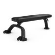 Vision fitness flat bench with wheels - png