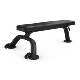 Vision fitness flat bench with wheels - png