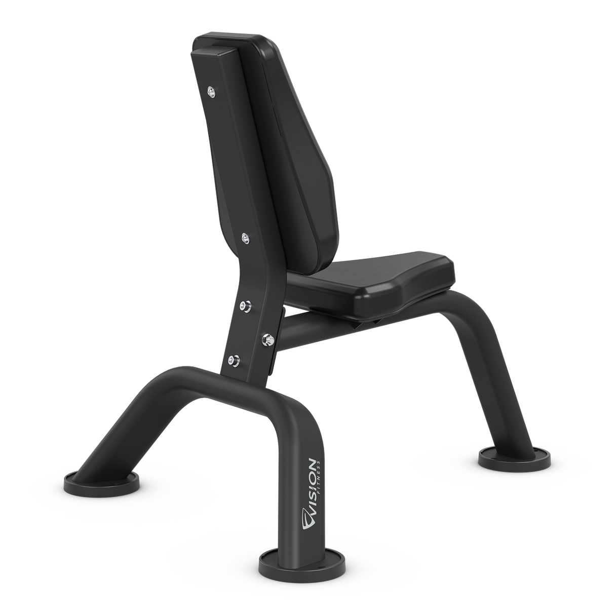vision fitness utility bench - back 
