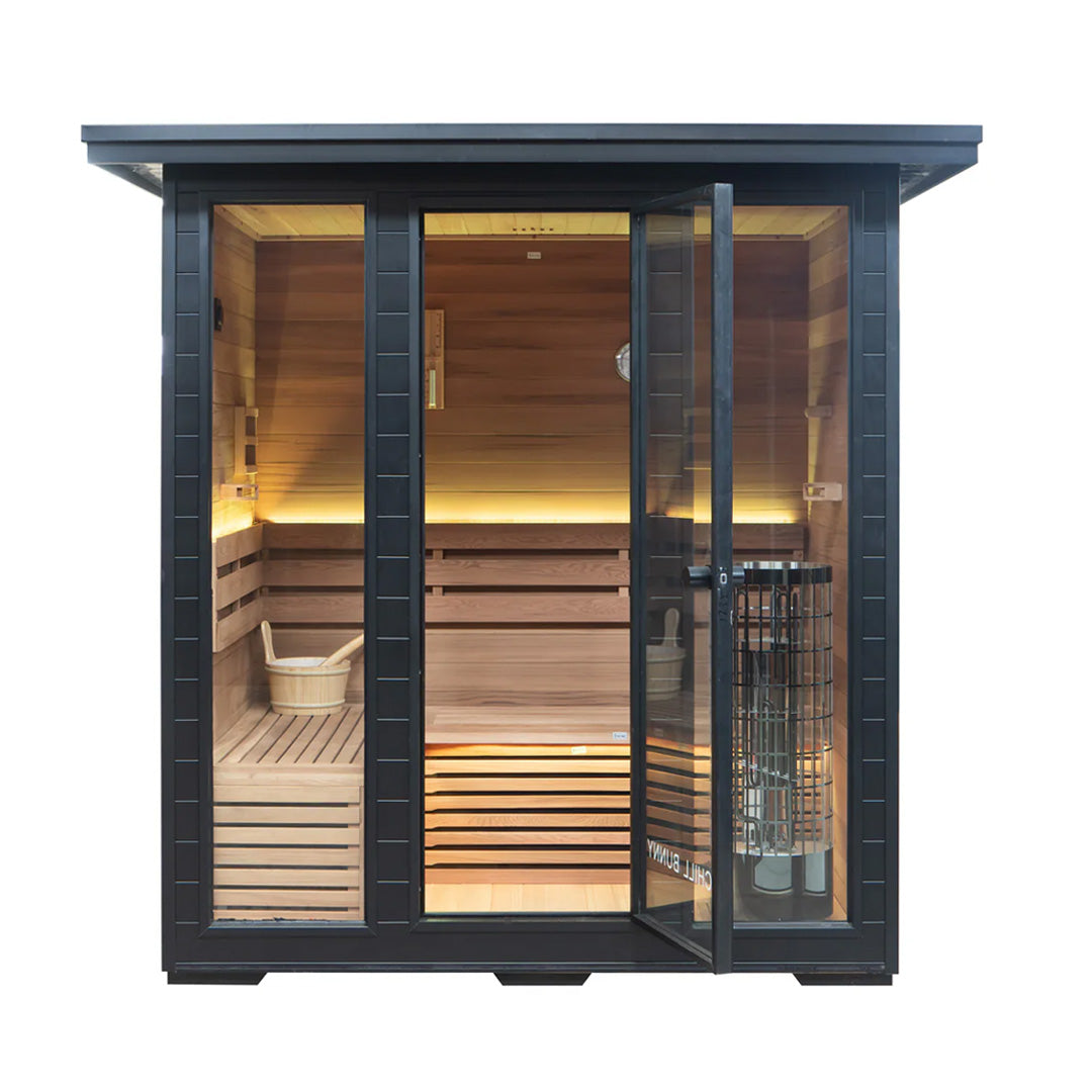 Chill Bunny 4 Person Outdoor Traditional Sauna