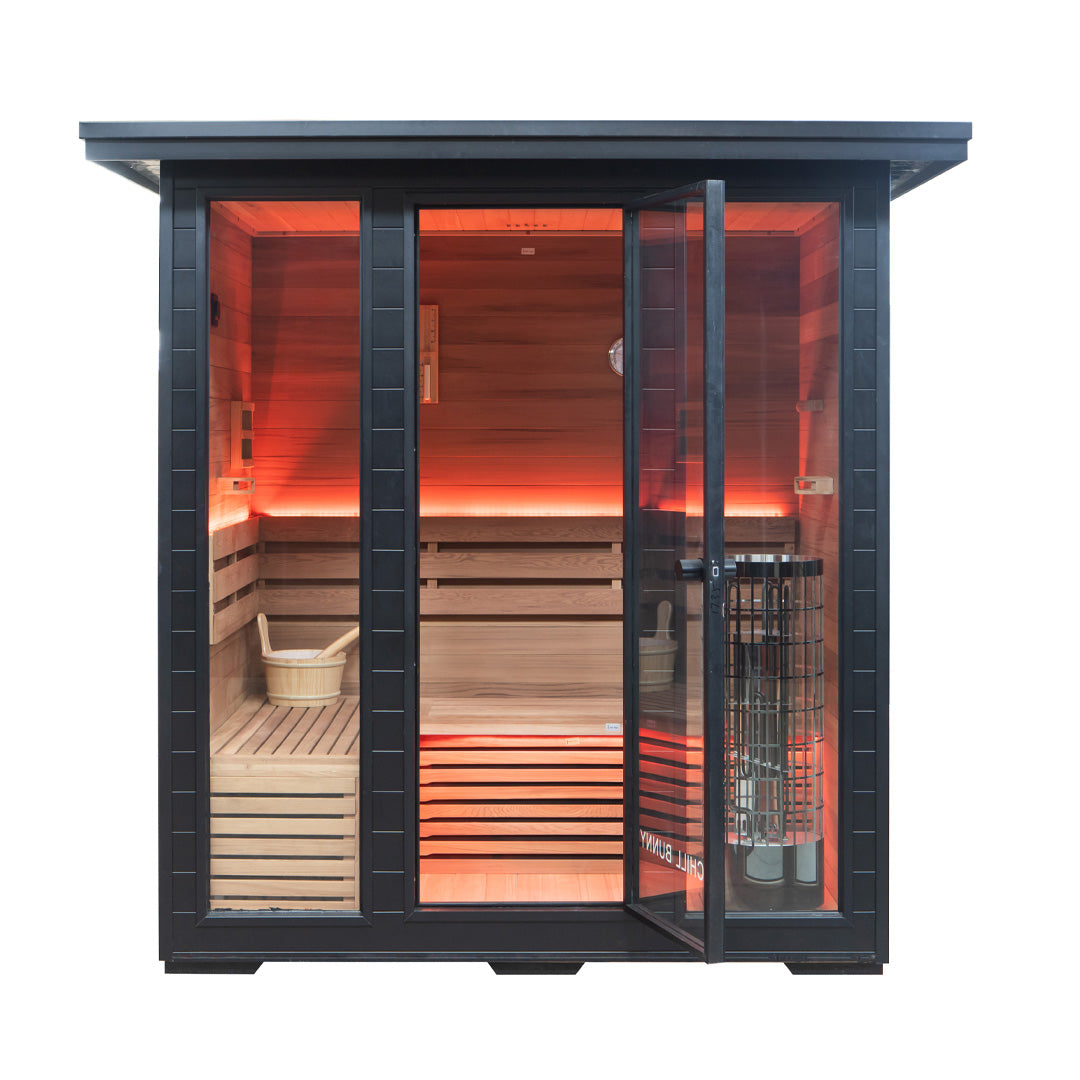 Chill Bunny 4 Person Outdoor Traditional Sauna