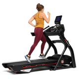 woman in yellow running on bowflex treadmill png 