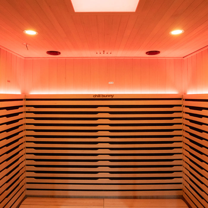 chill bunny indoor sauna - interior , lighting 