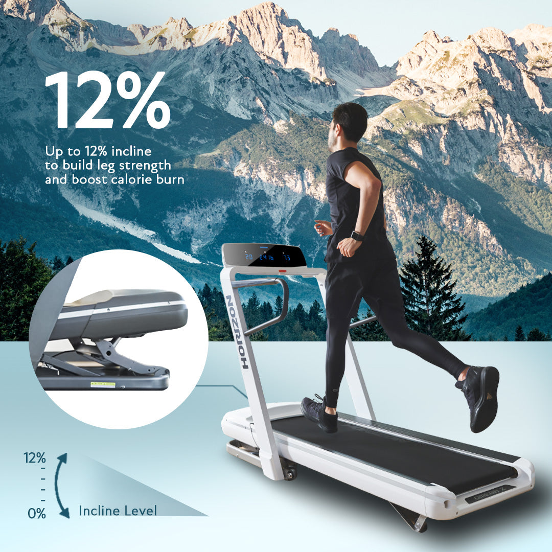 PRE ORDER Horizon Omega Z Treadmill (White) [Ships 15th August
