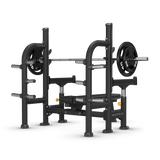 matrix olympic flat bench with safety arms 
