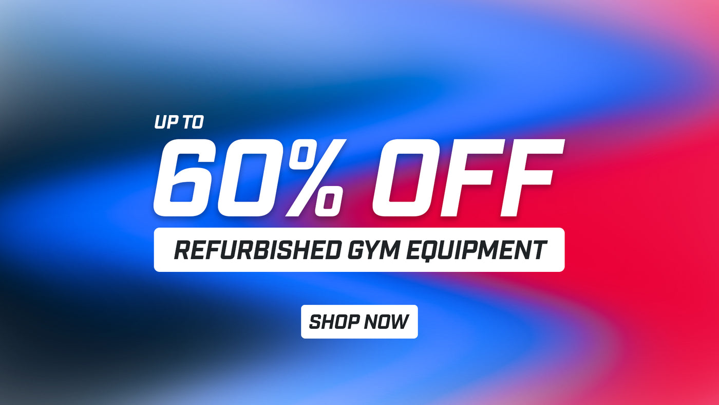 refurbished gym equipment - october banner - 60% off