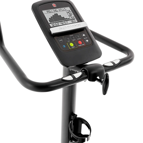 schwinn upright indoor cycle bike - console detail 