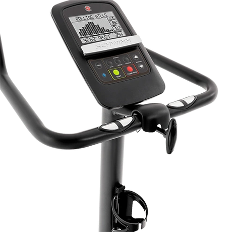 schwinn upright indoor cycle bike - console detail 