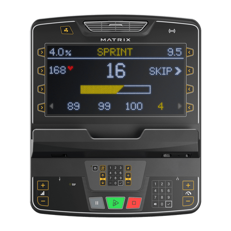 Matrix Treadmill Premium LED Console - Front Detail 