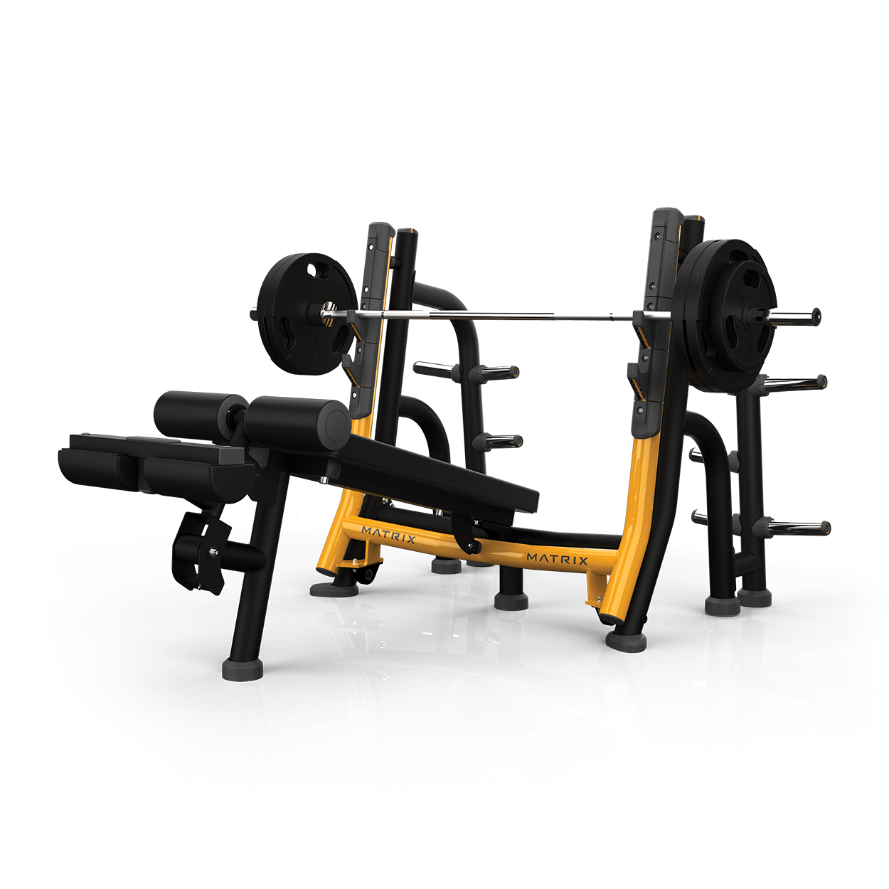 Matrix Magnum Breaker Olympic Decline Bench – Johnson Fitness Australia