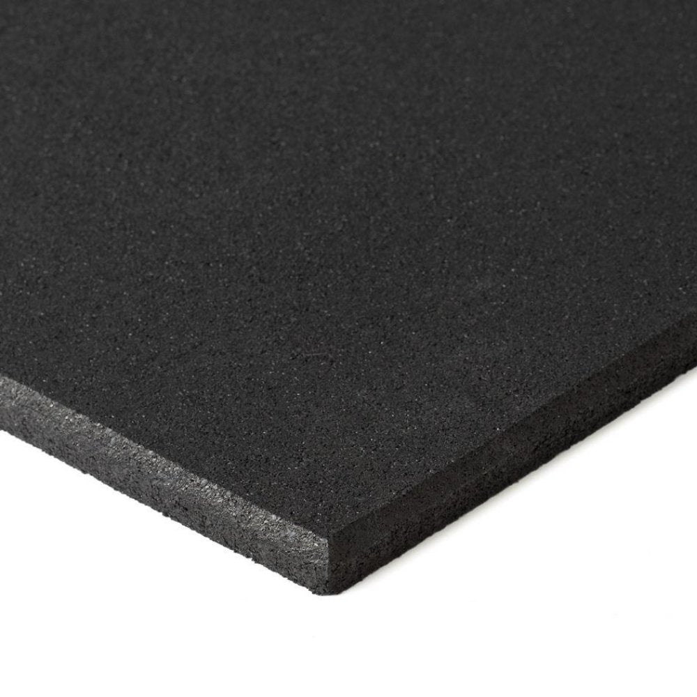Black Rubber Gym Floor Tiles