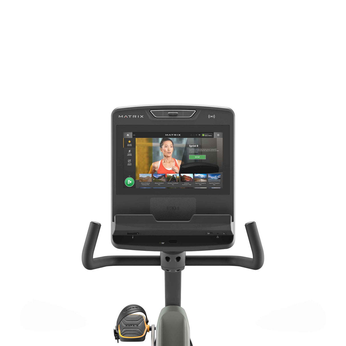 Matrix Performance Recumbent Cycle With Touch Console
